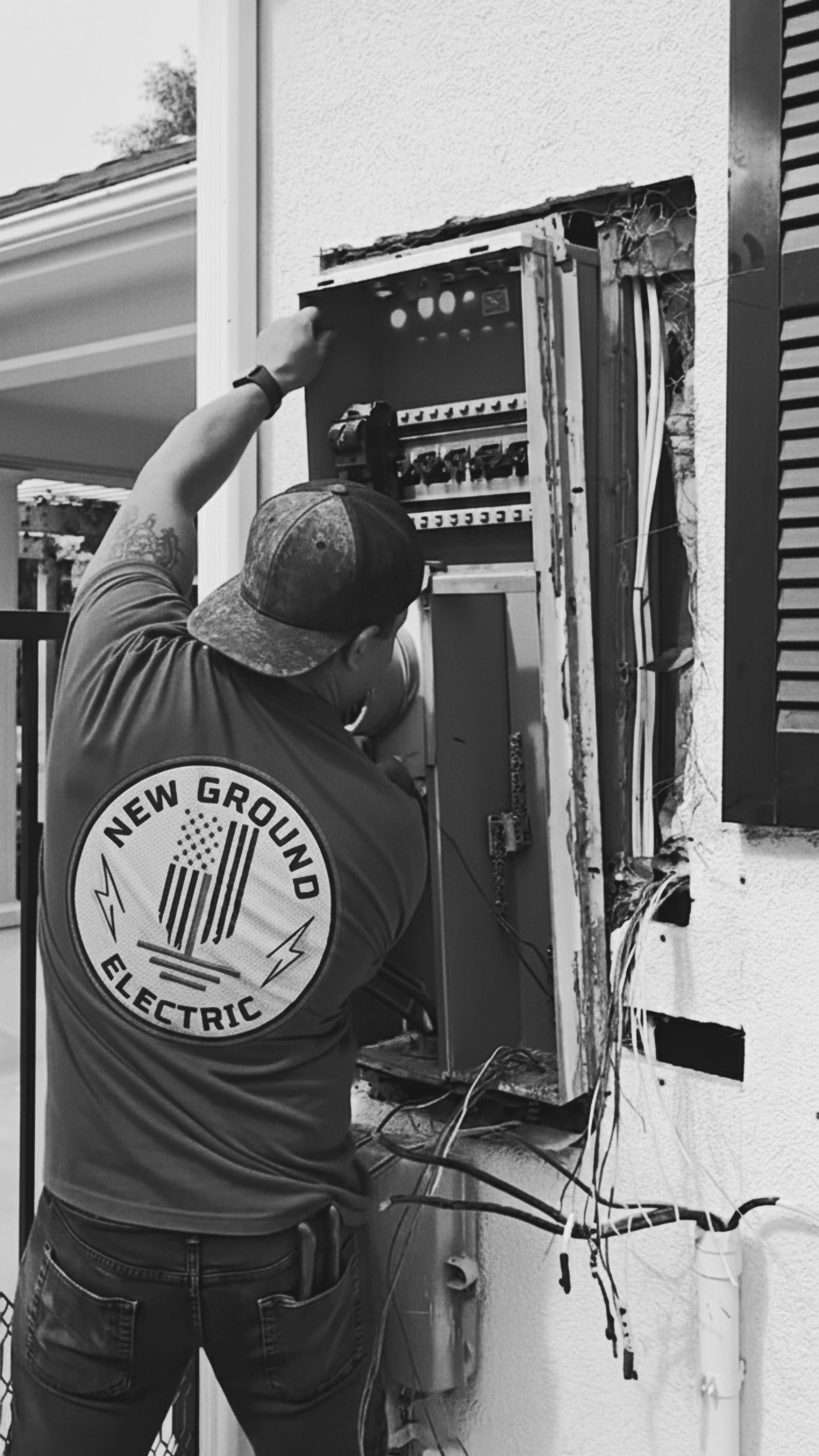 Mario Orejel, Owner and Licensed C-10 Electrician at New Ground Electric Inc., serving San Diego and the Inland Empire.