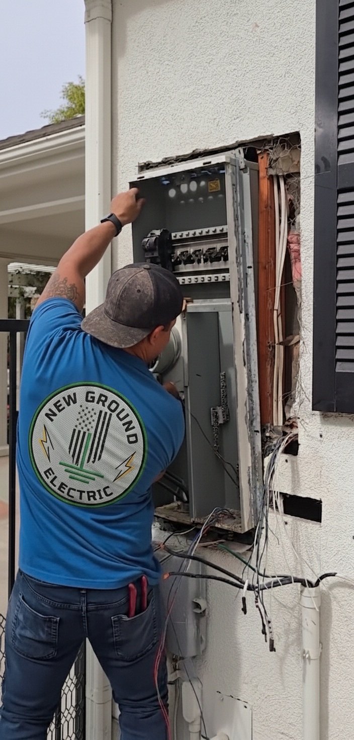 200A Panel Upgrade in Oceanside CA — New Ground Electric C-10 Licensed